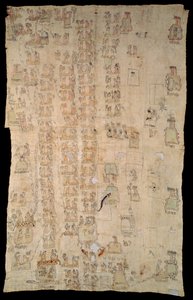 Lienzo of Ihuitlan by Mexican School